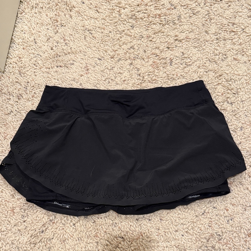 Lululemon Black Skort Shorts/Skirt Running